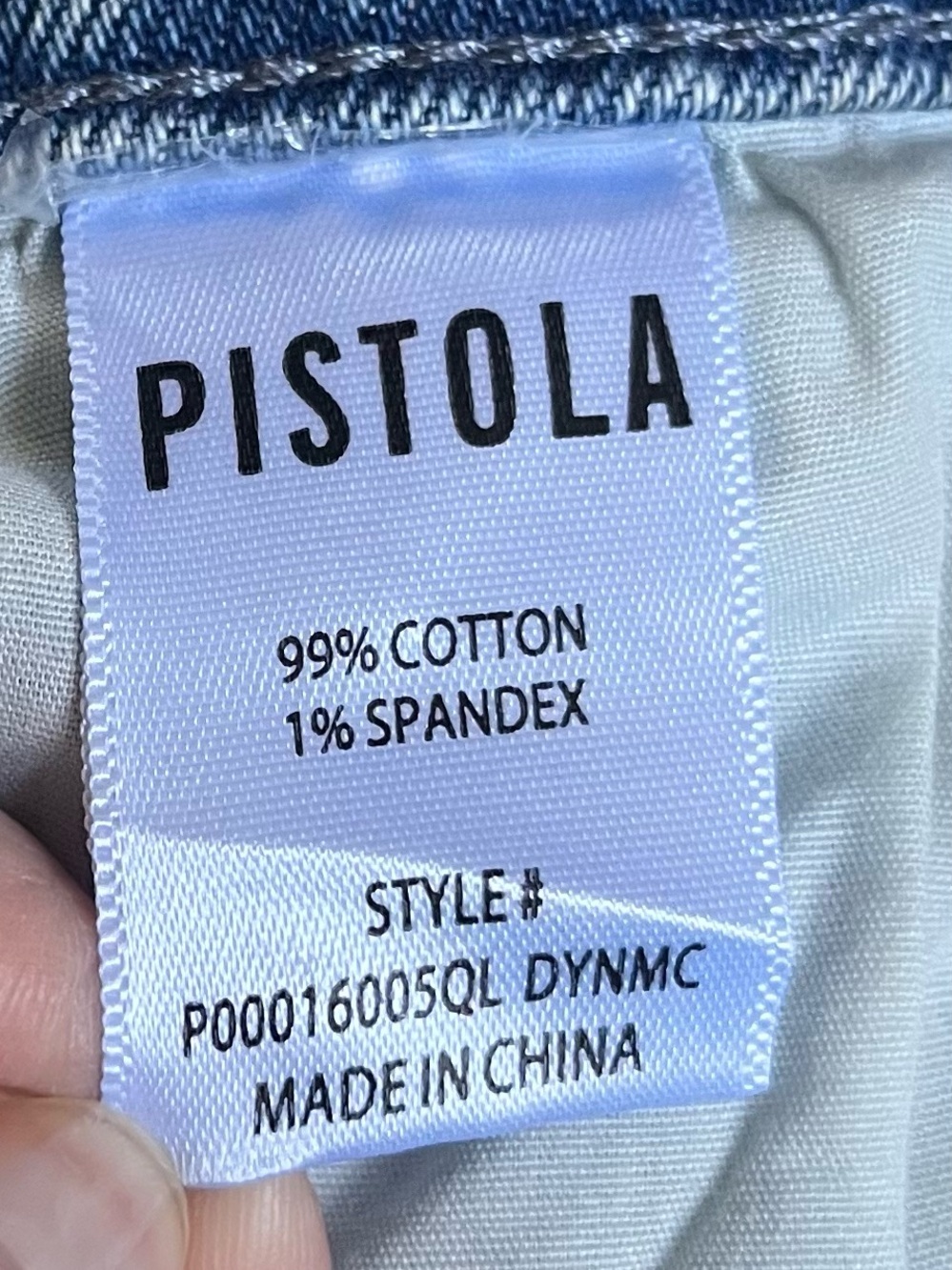 NWT Pistola Eli High Rise Arched Leg Light Wash Denim Jean 31 - Picture 9 of 10